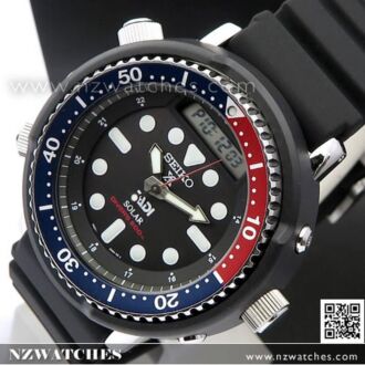 Seiko Prospex Padi Arnie Solar Analog Digital 200M Diver Watch SNJ027P1