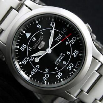 Seiko 5 Military Automatic Watch See-thru Back SNK809K1