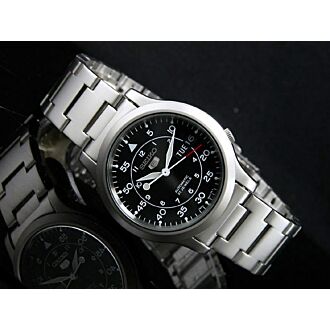 Seiko 5 Military Automatic Watch See-thru Back SNK809K1