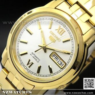 SEIKO 5 Automatic Gold Stainless Steel Watch SNKK84K1