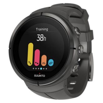 Suunto Spartan Ultra Black Multisport Bluetooth GPS Watch with Heart Rate Belt