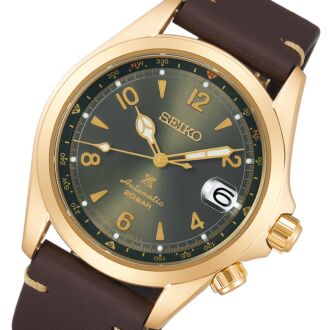 Seiko Prospex Alpinist Automatic Mechanical Leather Strap Watch SPB210J1