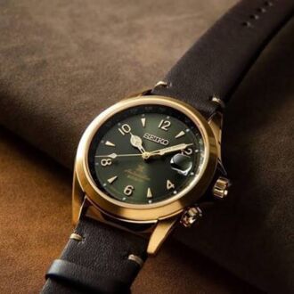 Seiko Prospex Alpinist Automatic Mechanical Leather Strap Watch SPB210J1