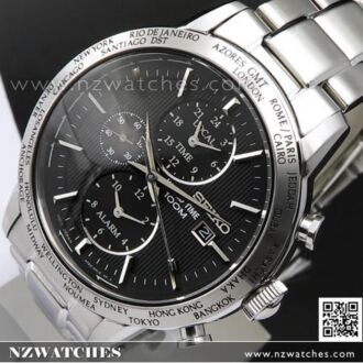 Seiko Chronograph Alarm World Time Mens Watch SPL049P1, SPL049