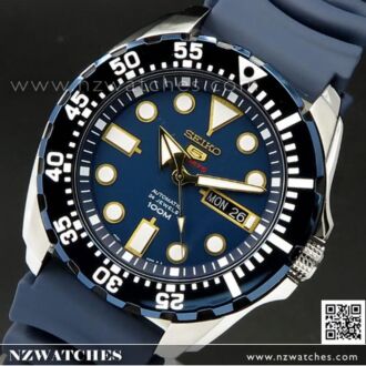 Seiko 5 Automatic Navy Blue Monster Resin 100M Sport Watch SRP605K2, SRP605
