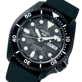  Seiko 5 Sports Yuto Horigome Limited Black Automatic Watch SRPJ39K1
