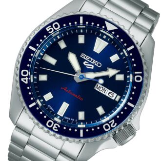 Seiko 5 Sports SKX Series Stainless Blue Dial Automatic Watch SRPL83K1