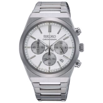 Seiko Chronograph Silver Dial Stainless Steel MEns's Watch SSB451P1
