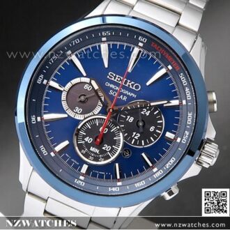 Seiko Solar Chronograph Tachymeter Mens Watch SSC495P1, SSC495