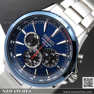 Seiko Solar Chronograph Tachymeter Mens Watch SSC495P1, SSC495