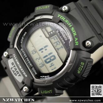 Casio Solar World Time 5 Alarms 100M Sport Watch STL-S100H-1A, STLS100H