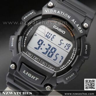 Casio Vibration Alarm 100M Digital Watch W-736H-1AV, W736H