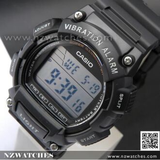 Casio Vibration Alarm 100M Digital Watch W-736H-1AV, W736H