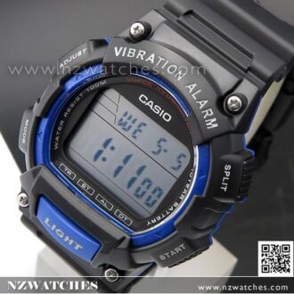 Casio Vibration Alarm 100M Digital Watch W-736H-2AV, W736H