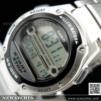 Casio Referee stopwatch 100M 10Yrs Battery Watch W-756D-1A, W756D