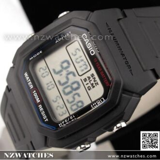 Casio Mens Multi Alarm Digital Watch W-800H-1AV, W800H