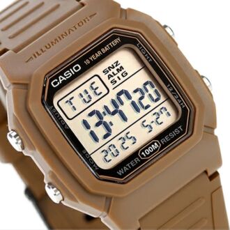 Casio Mens Multi Alarm Digital Watch W-800H-1AV, W800H