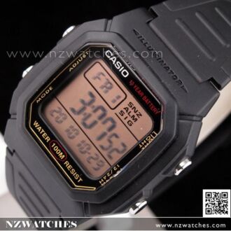 Casio Mens Multi Alarm Digital Watch W-800HG-9AV, W800HG