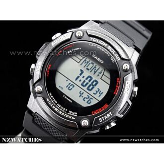Casio Tough Solar World Time Alarm Watch W-S200H-1BV WS200H