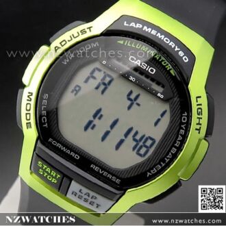 Casio Stopwatch Alarm Digital Watch WS-1000H-3AV, WS1000H