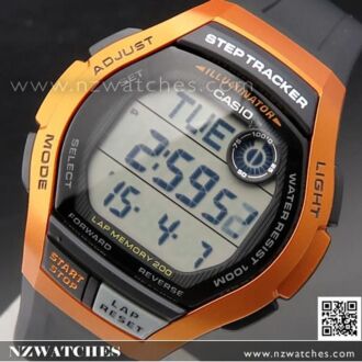 Casio Step Tracker LED 100M Sport Watch WS-2000H-4AV, WS2000H