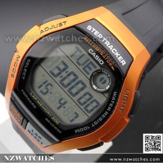 Casio Step Tracker LED 100M Sport Watch WS-2000H-4AV, WS2000H