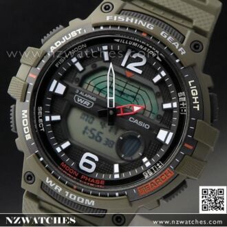 Casio Out Gear Fishing Gear Moon Data Watch WSC-1250H-3AV, WSC1250H