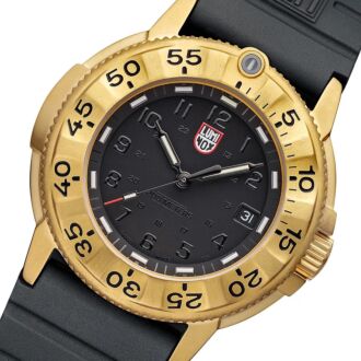 Luminox Navy Seal Foundation Black Gold 43mm Watch XS.3221.NSF
