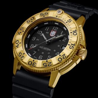 Luminox Navy Seal Foundation Black Gold 43mm Watch XS.3221.NSF