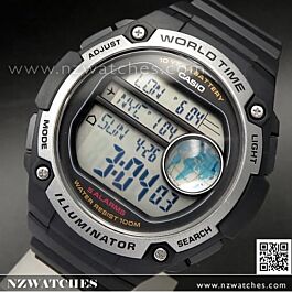 BUY Casio Big Case Size Resin Band 100M Digital Watch AE 3000W 1AV AE3000W Buy Watches Online CASIO NZ Watches