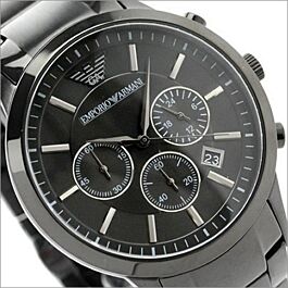 BUY Emporio Armani Chronograph Black Mens Watch AR2453 - Buy Watches ...