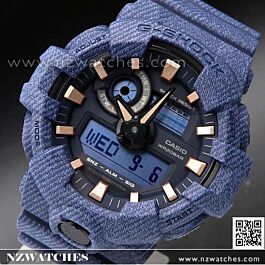Casio G-Shock DENIM'D Color Super illuminator Limited Watch GA