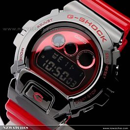 BUY Casio G-Shock Black Red Stainless Steel Case Sport Watch GM