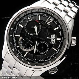 Citizen Mechanical World Time Sapphire Automatic Mens Watch NB2010 58E