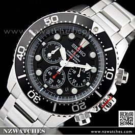Seiko solar chronograph divers watch deals