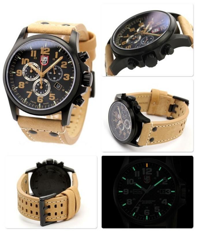 BUY Luminox 1945 Atacama Field Chronograph Alarm Sapphire Leather