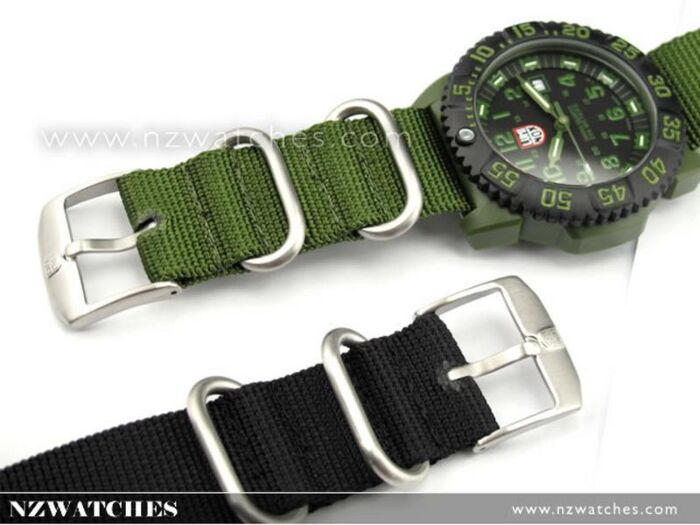 BUY Luminox OD Military Series Green Nylon Strap Mens Watch 3042 FREE EXTRA STRAP Buy Watches Online LUMINOX NZ Watches