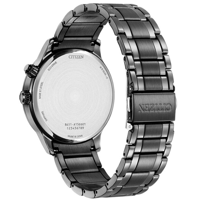 BUY Citizen Eco-Drive Moon Phase Sapphire Blue Dial Mens Watch