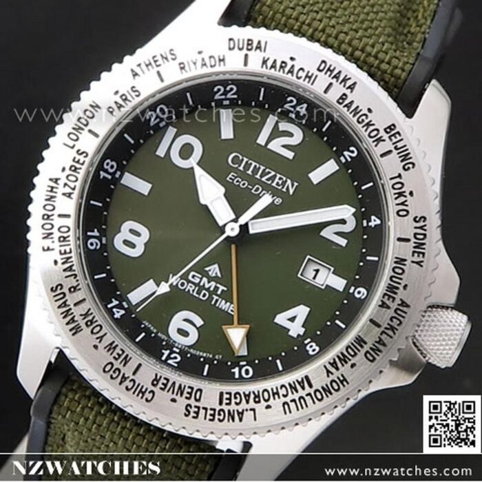 BUY Citizen Eco Drive Promaster GMT World Time BJ7100 23X Buy Watches Online CITIZEN NZ Watches