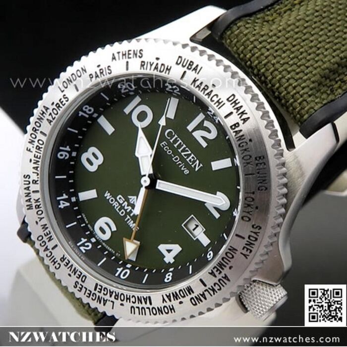 時計 CITIZEN Promaster automatix BUY Citizen Eco-Drive Promaster GMT World Time BJ7100-23X - Buy