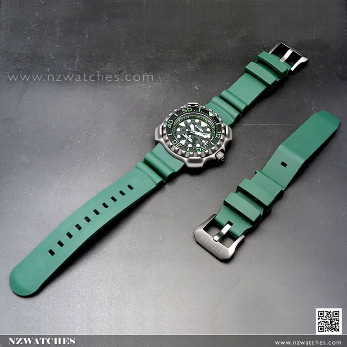 美品！シチズン BN0228-06W PROMASTER MARINEシリーズ CITIZEN PROMASTER MARINE BN0228-06W Green Neon Eco-Drive