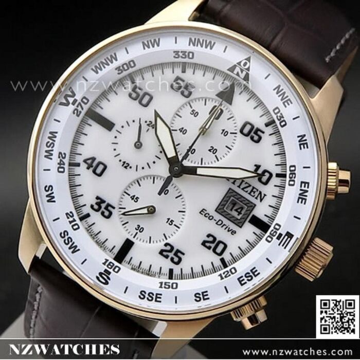 BUY Citizen Eco-Drive Chronograph Rose Gold Watch CA0693-12A Buy