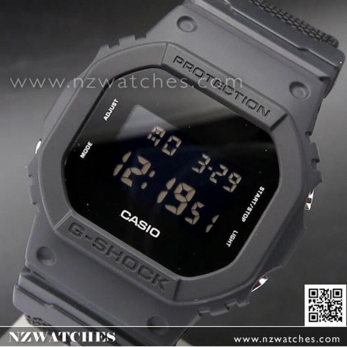 BUY Casio G-Shock Military Black Cloth Band Sport Watch DW-5600BBN-1,  DW5600BBN Buy Watches Online CASIO NZ Watches