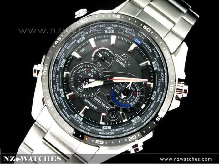 稼働 CASIO EDIFICE 腕時計 ソーラー EQS-500 クロノ544 Casio Eqs-500 Edifice Solar Watch from Japan | eBay