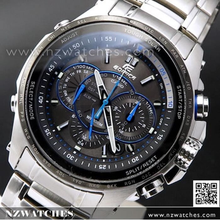 BUY Edifice Chronograph Solar Sapphire Sport Watch EQS-700DB-1AV ...