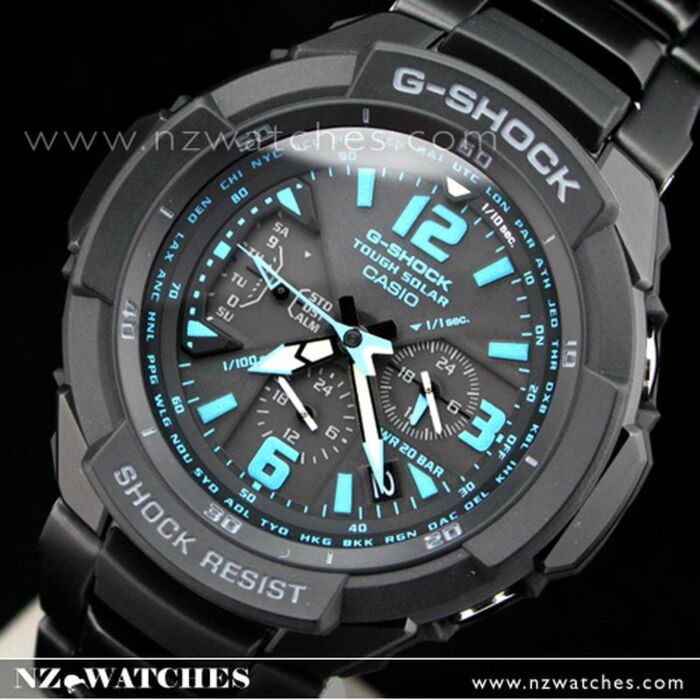 BUY CASIO G SHOCK Gravity Defier Aviator Solar G 1200BD 1A G1200BD Buy Watches Online CASIO NZ Watches