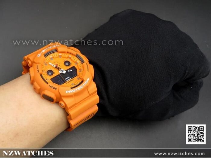 カシオ GA-100RS CASIO G-SHOCK GA-100RS-4AJF Hot Rock Sounds - YouTube