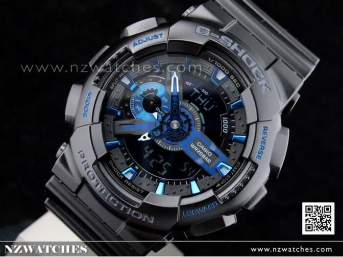 BUY Casio G-Shock Black Blue 30th Anniversary Ltd Watch GA-113B-1A