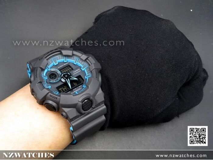 Casio G Shock Analog Digital 200M Super illuminator Sport Watch GA 700SE 1A2 GA700SE NZwatches