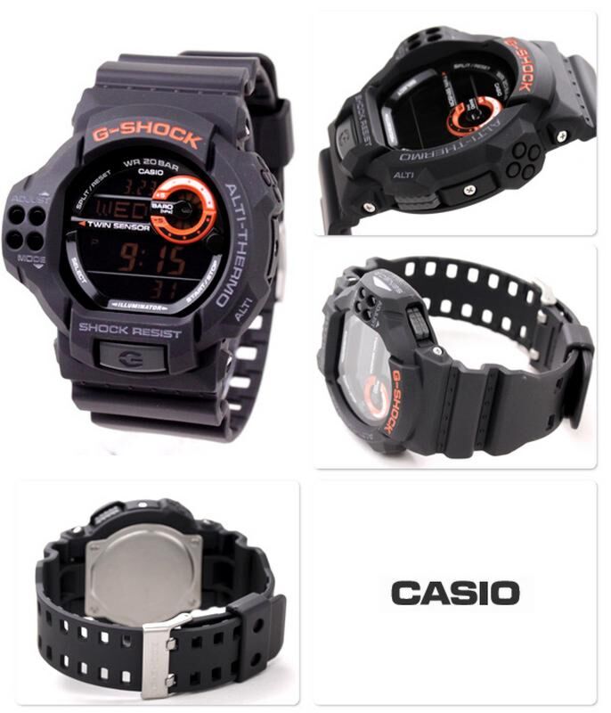 BUY Casio G-Shock Twin Sensor Alarm Digital GDF-100-1B GDF100